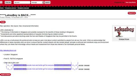 laksa boy|Chitchat Suspected operators of vice website Laksaboy arrested.
